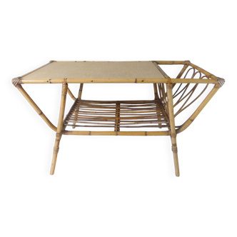 rattan coffee table