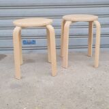 Pair of Ikea frosta stools 1980