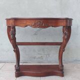 Napoleon III mahogany console