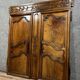 Louis XV period Provençal woodwork facade in solid walnut circa 1750