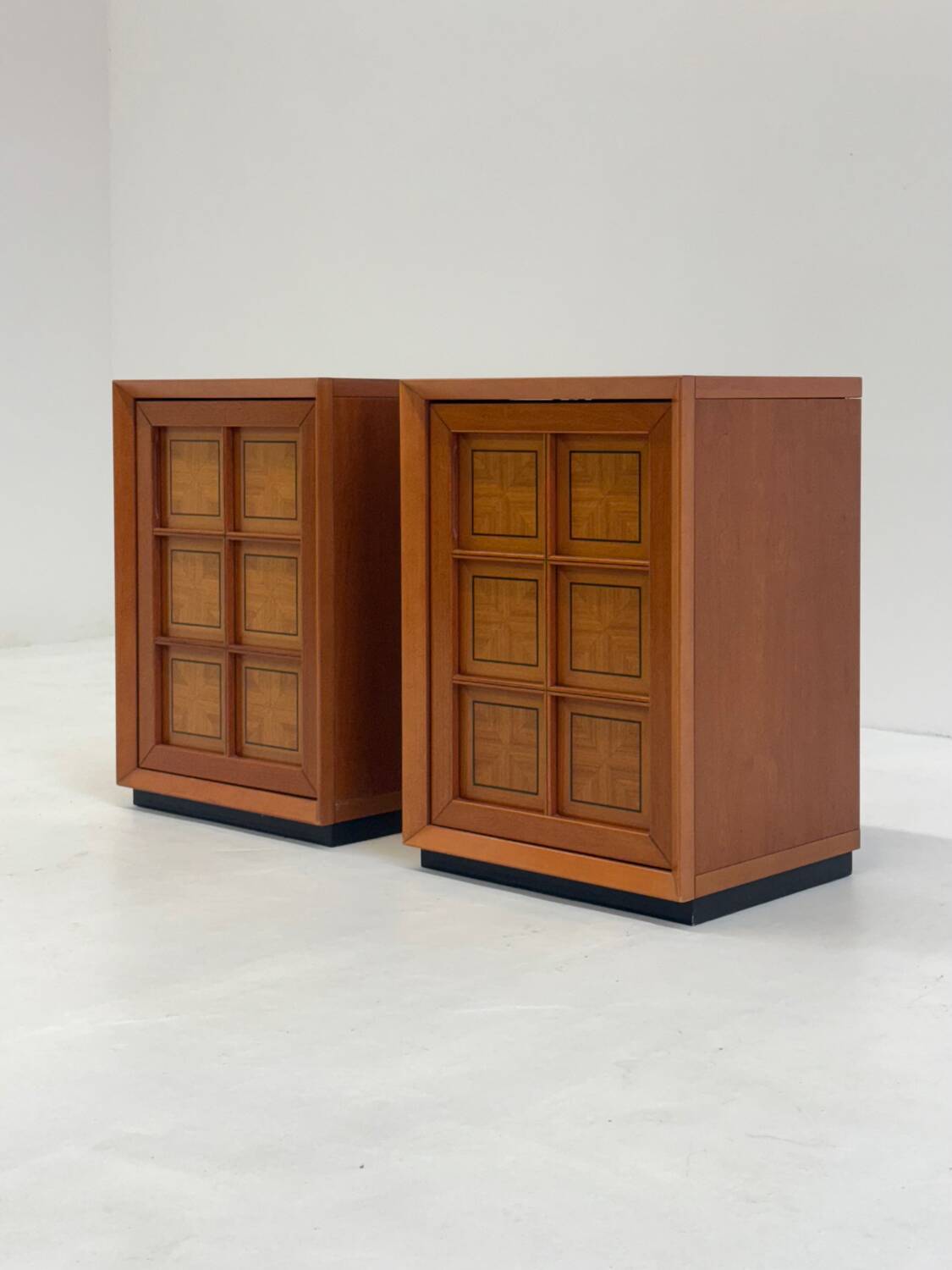 Ensemble de meubles italiens brutalistes Caccia alla Volpe pour Linea Arredo