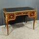 Petit Bureau de Milieu en Acajou et Palissandre, style Louis XV, époque Napoléon III – Milieu XIXe