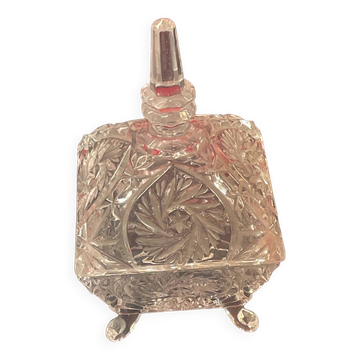 Cut glass sugar bowl 18 cm