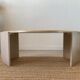 Table basse en travertin vintage