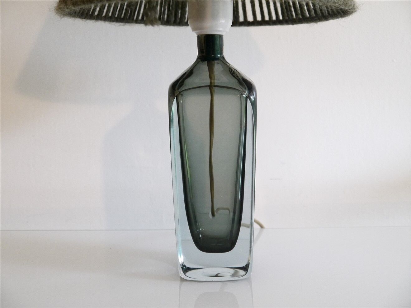 Scandinavian glass lamp by Asta Stromberg 1970