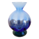 Vase bleu et vert de la Cristalleria Etruria