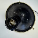 Antique opaline suspension xl 26 cm vintage