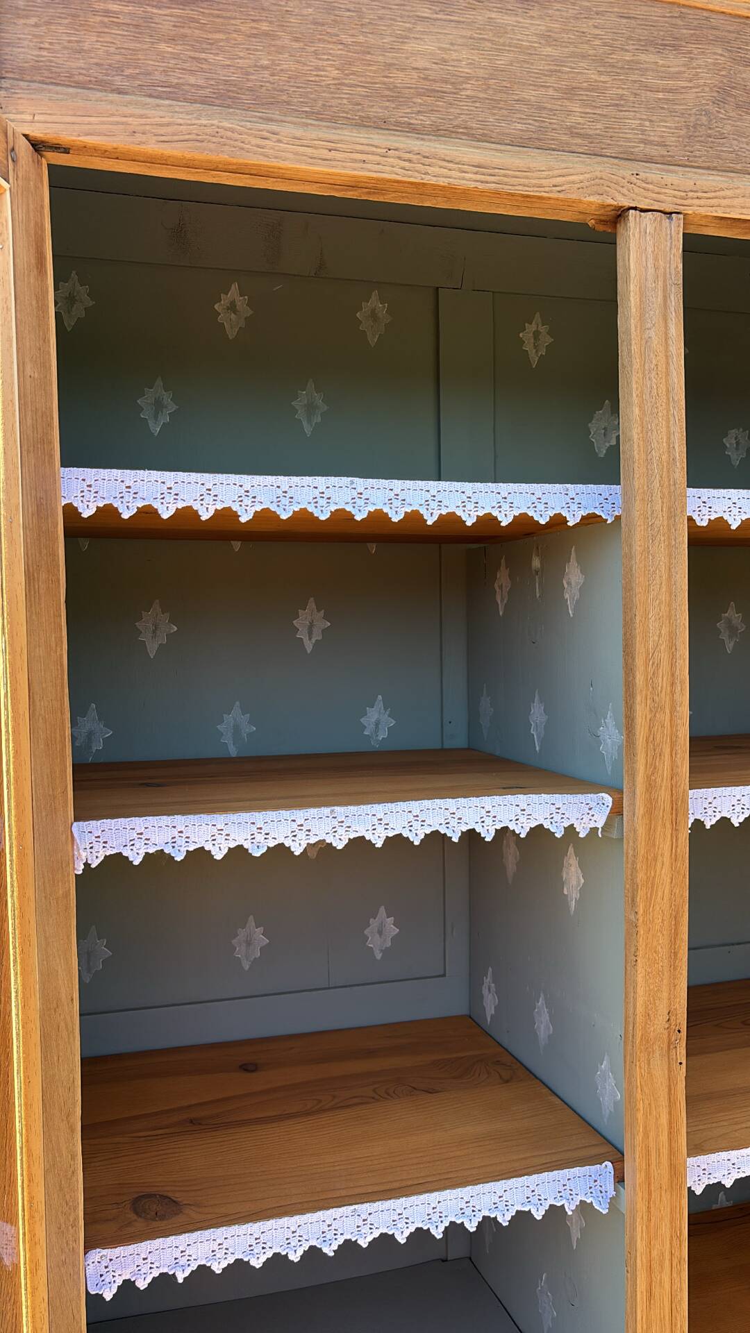 Vitrine en chêne