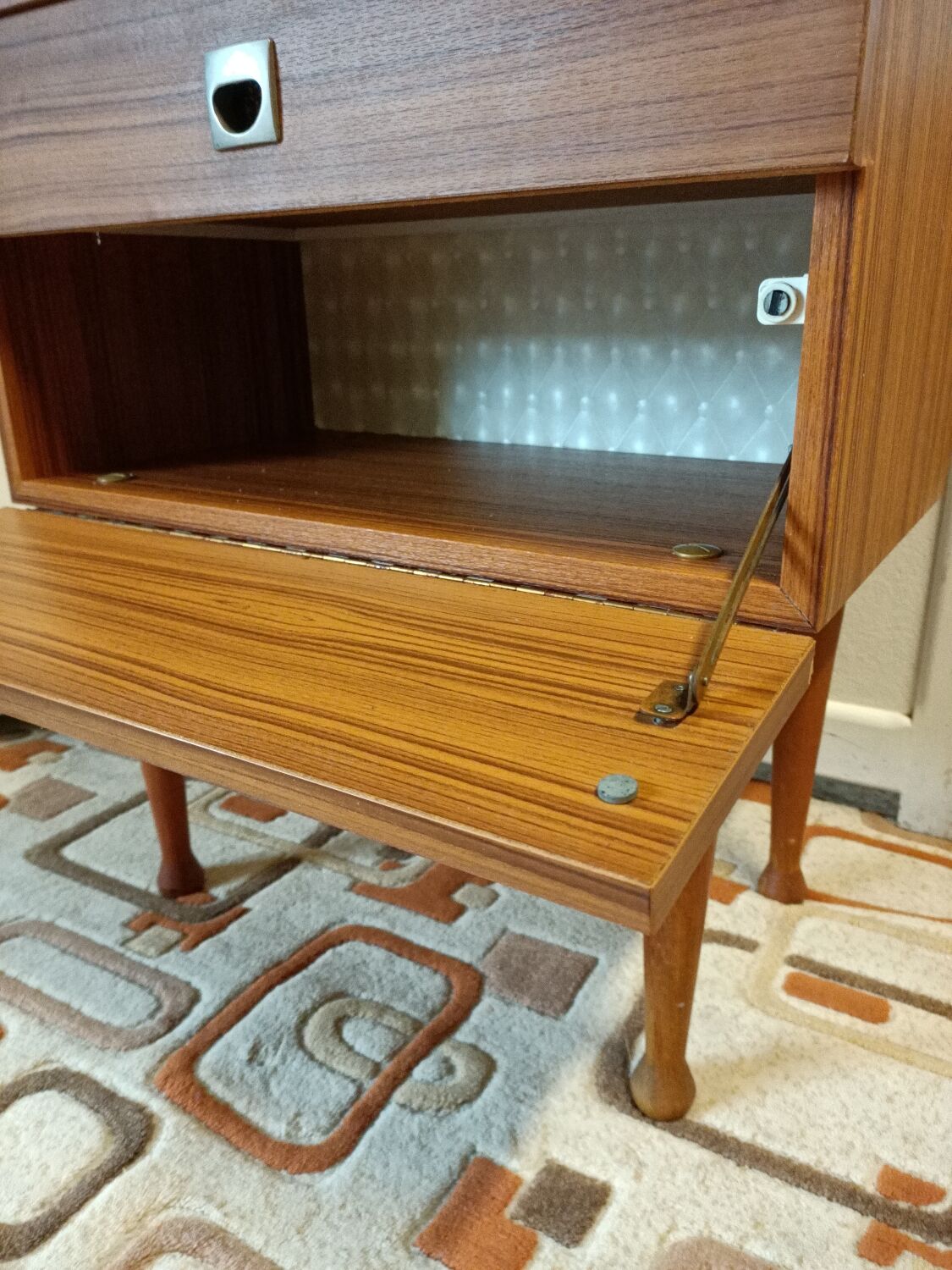 Vintage bedside table