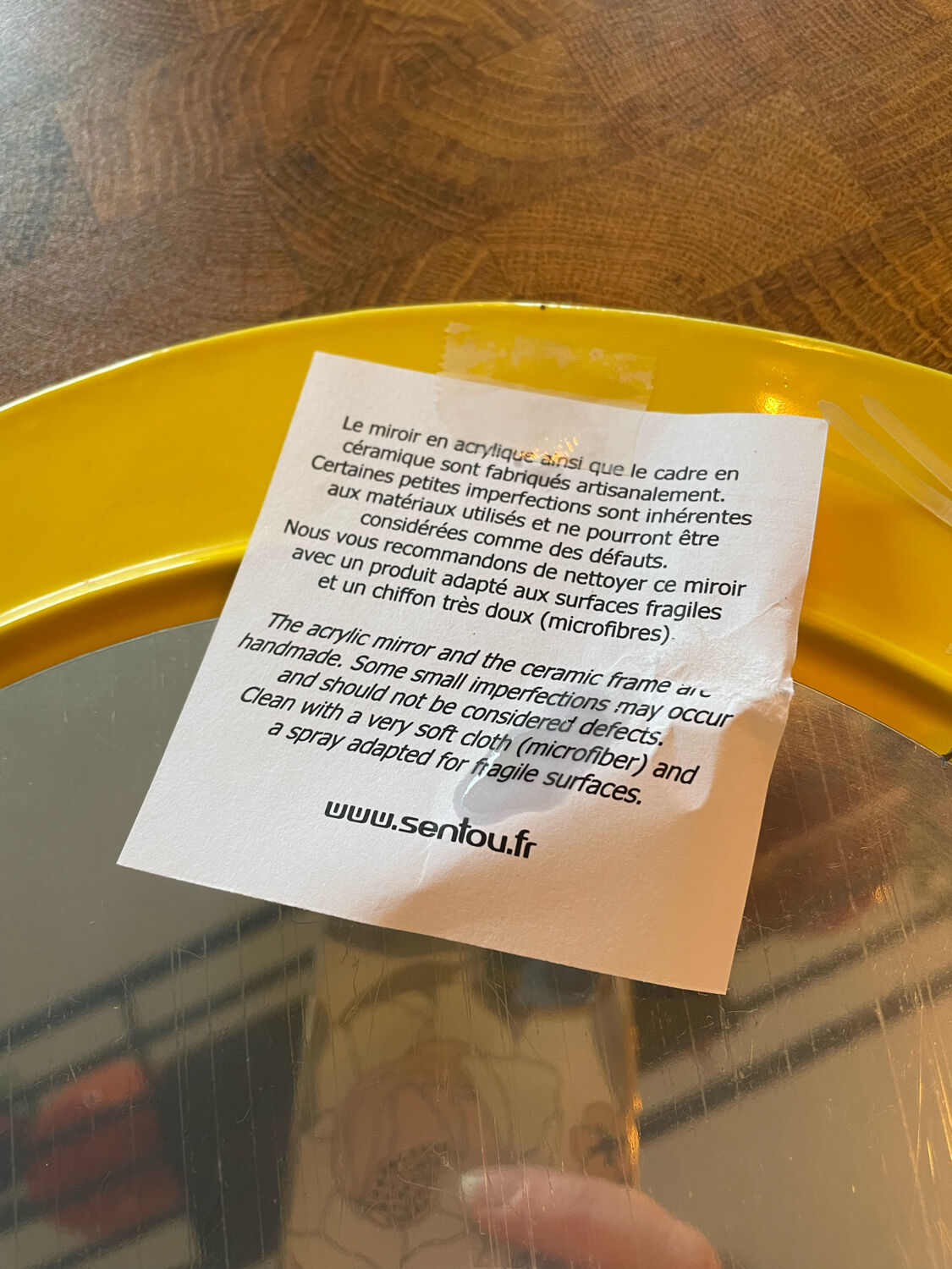 Bazelar sentou ceramic mirror