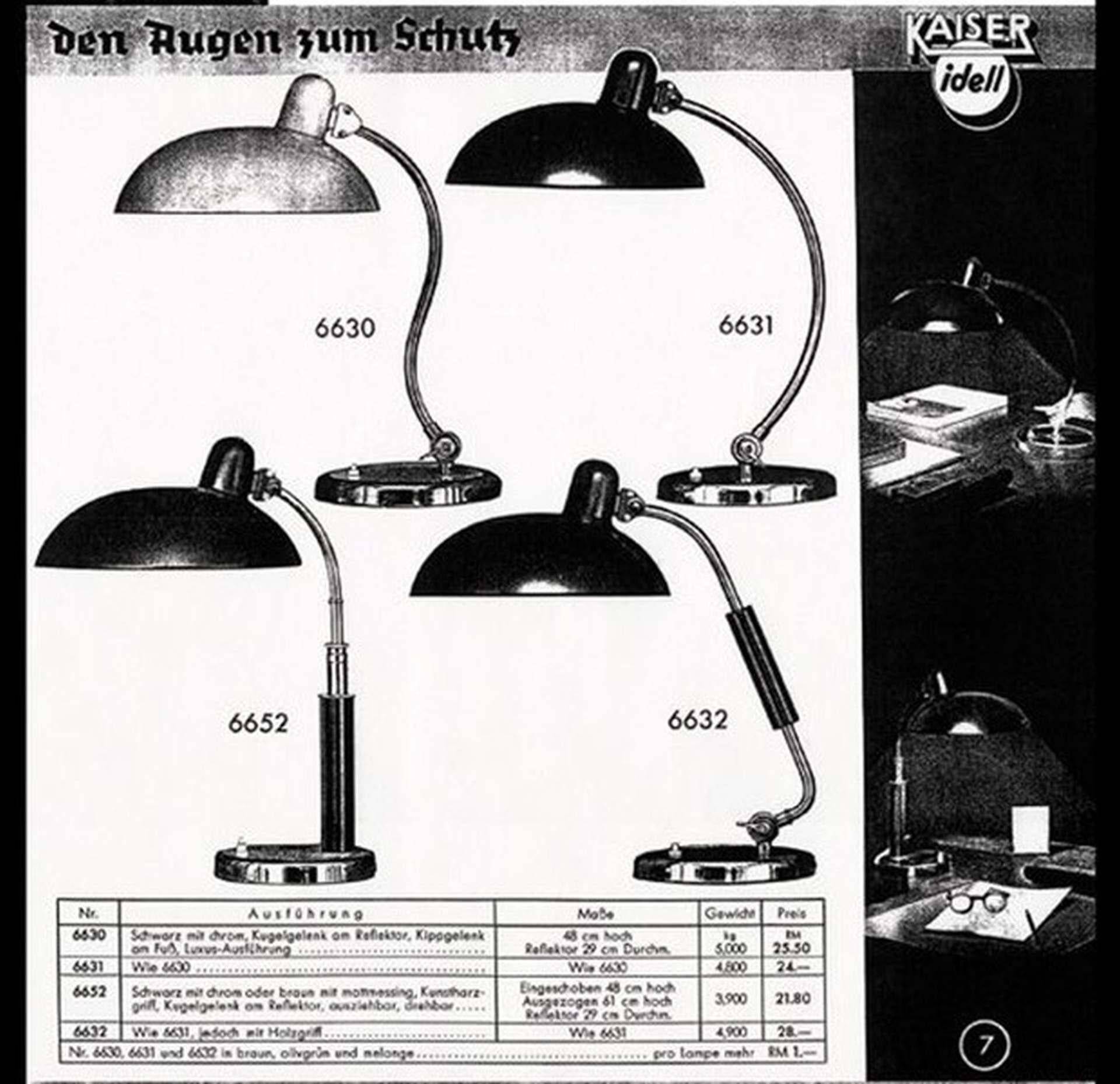 Bauhaus table lamp by Christian Dell for Koranda OVE Austria