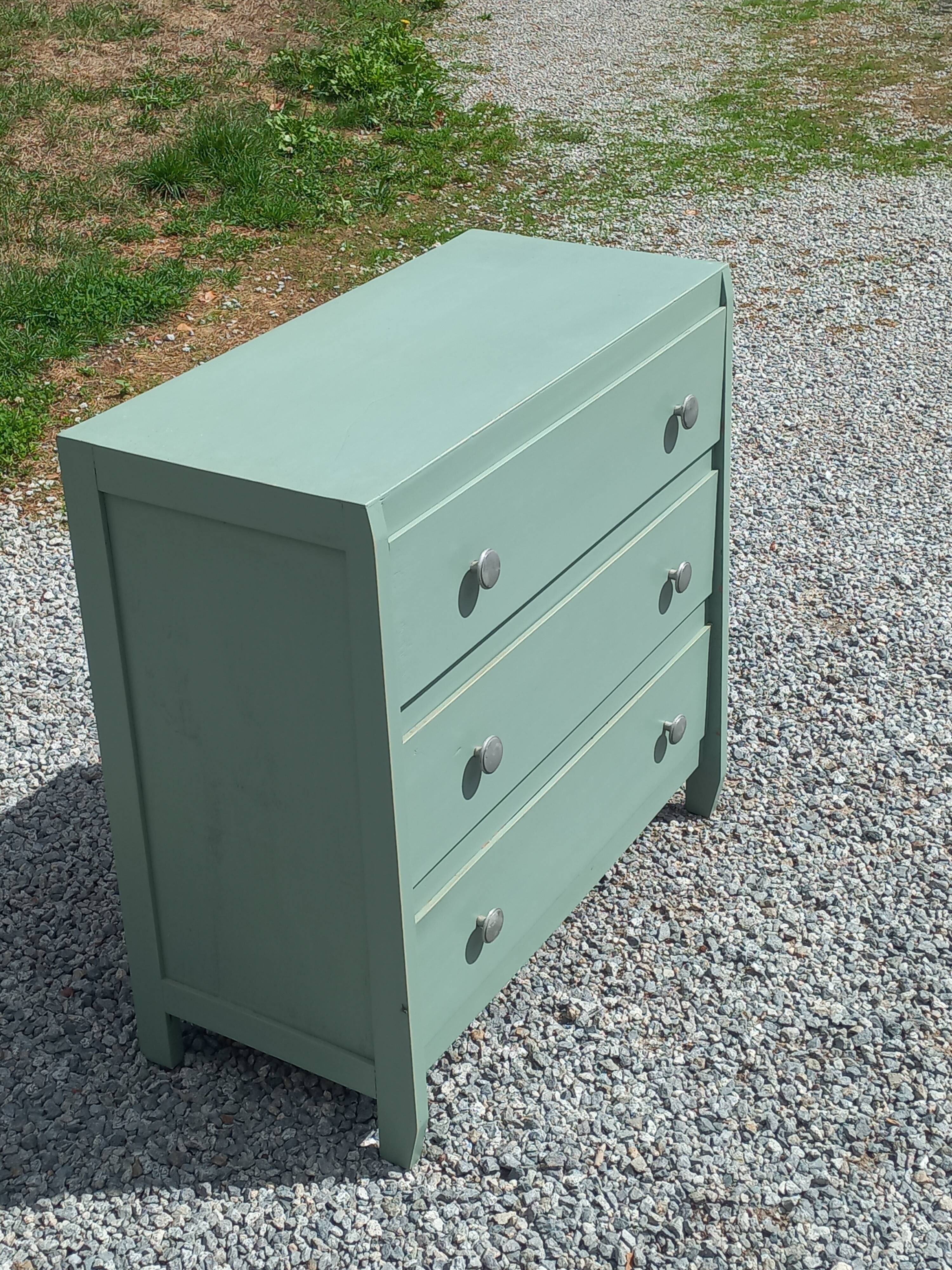 Commode en bois peint, années 50