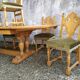 8 ceruse oak style chairs