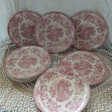 10 assiettes plates anciennes