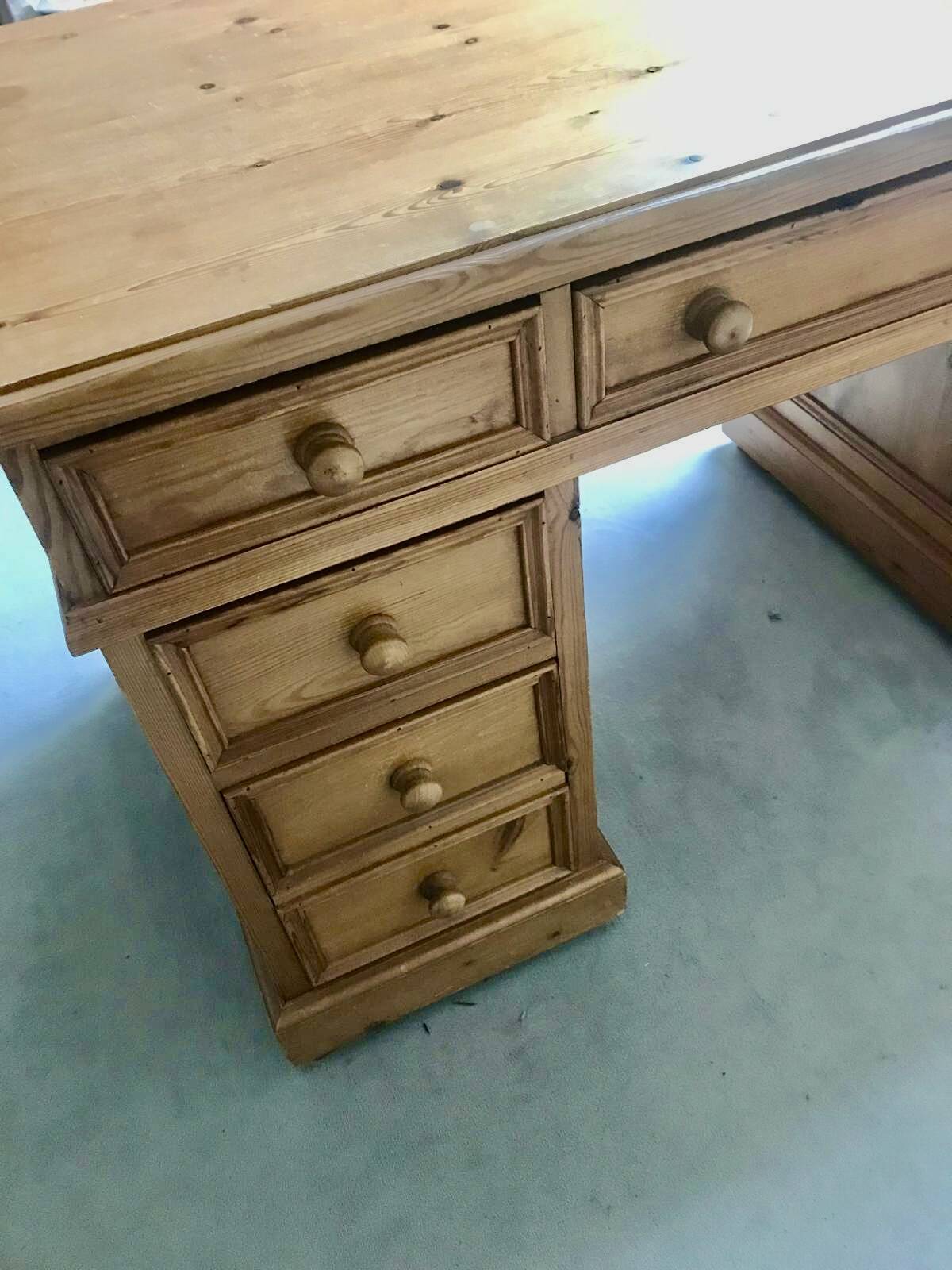 Large desk with drawers