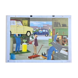 Poster scene of life - the garage - the zoo