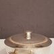 Silver metal compote