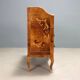 Antique walnut secretary cabinet with drop-down front, 2 drawers, Italy, 20th century.