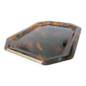 Roche Bobois tortoise shell tray