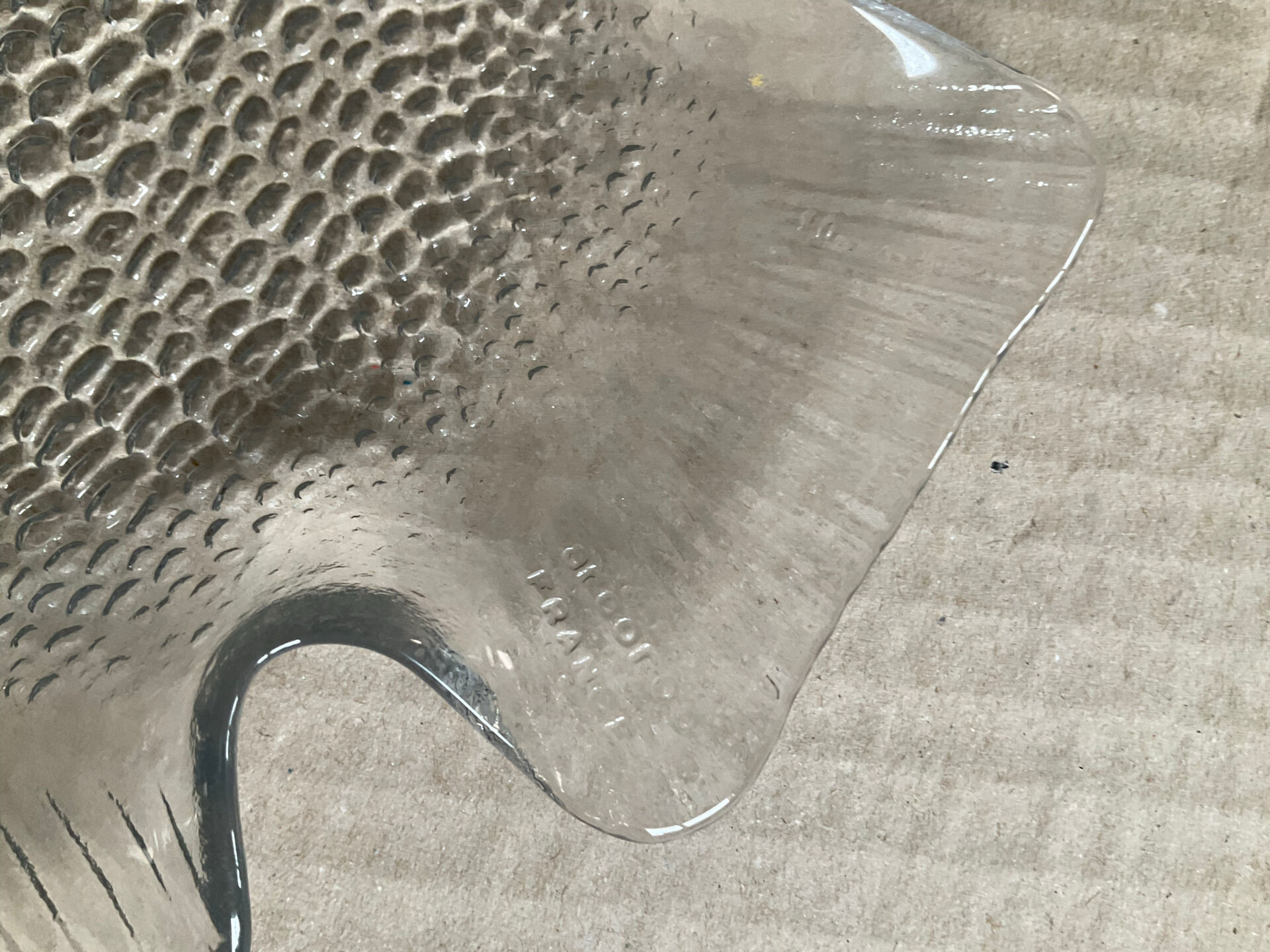 Set of 8 vintage fish plates Arcoroc France