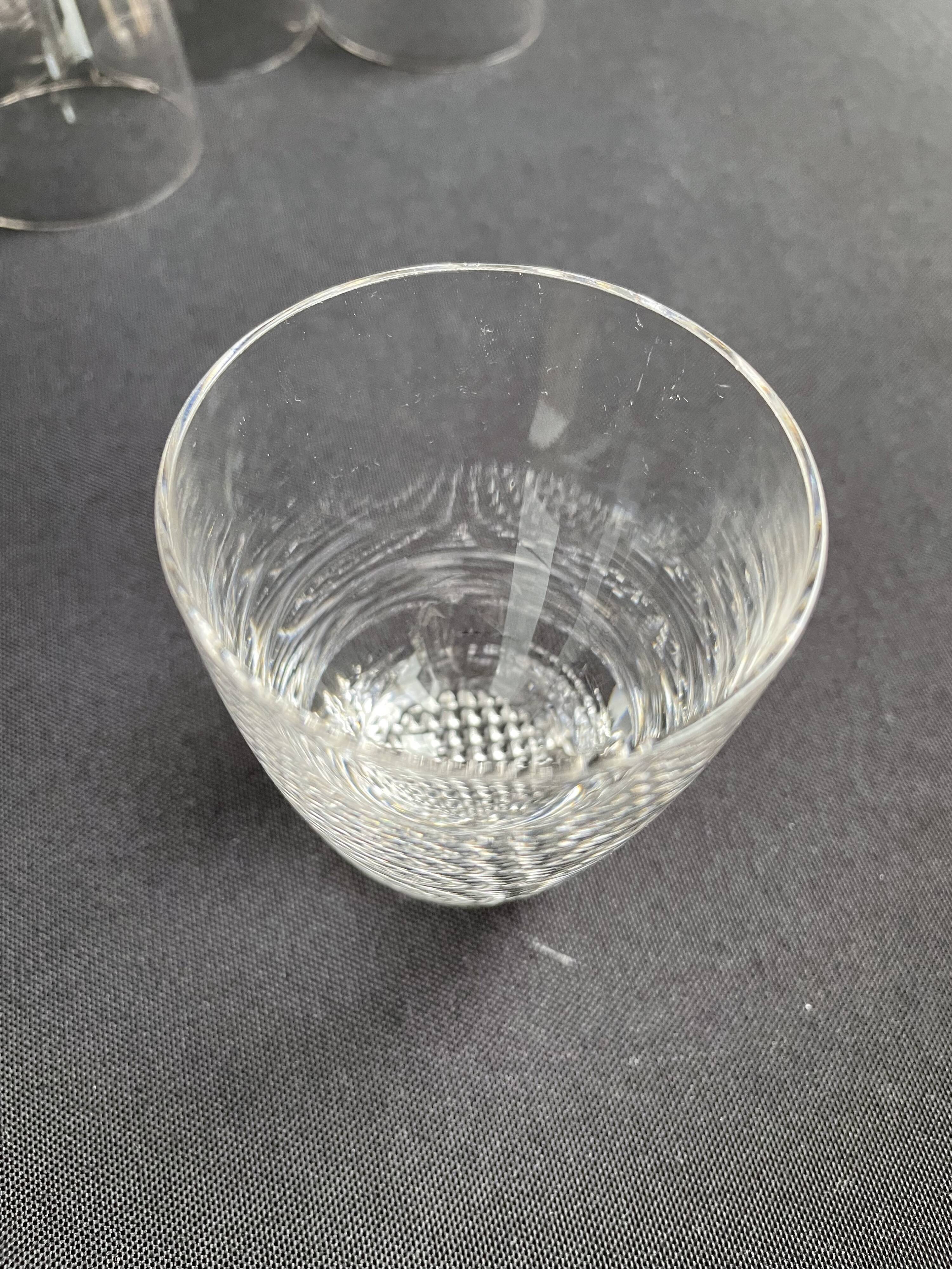 Large glasses (9) - Mid-century modern - Crystal