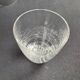 Verres moderne milieu de siècle cristal