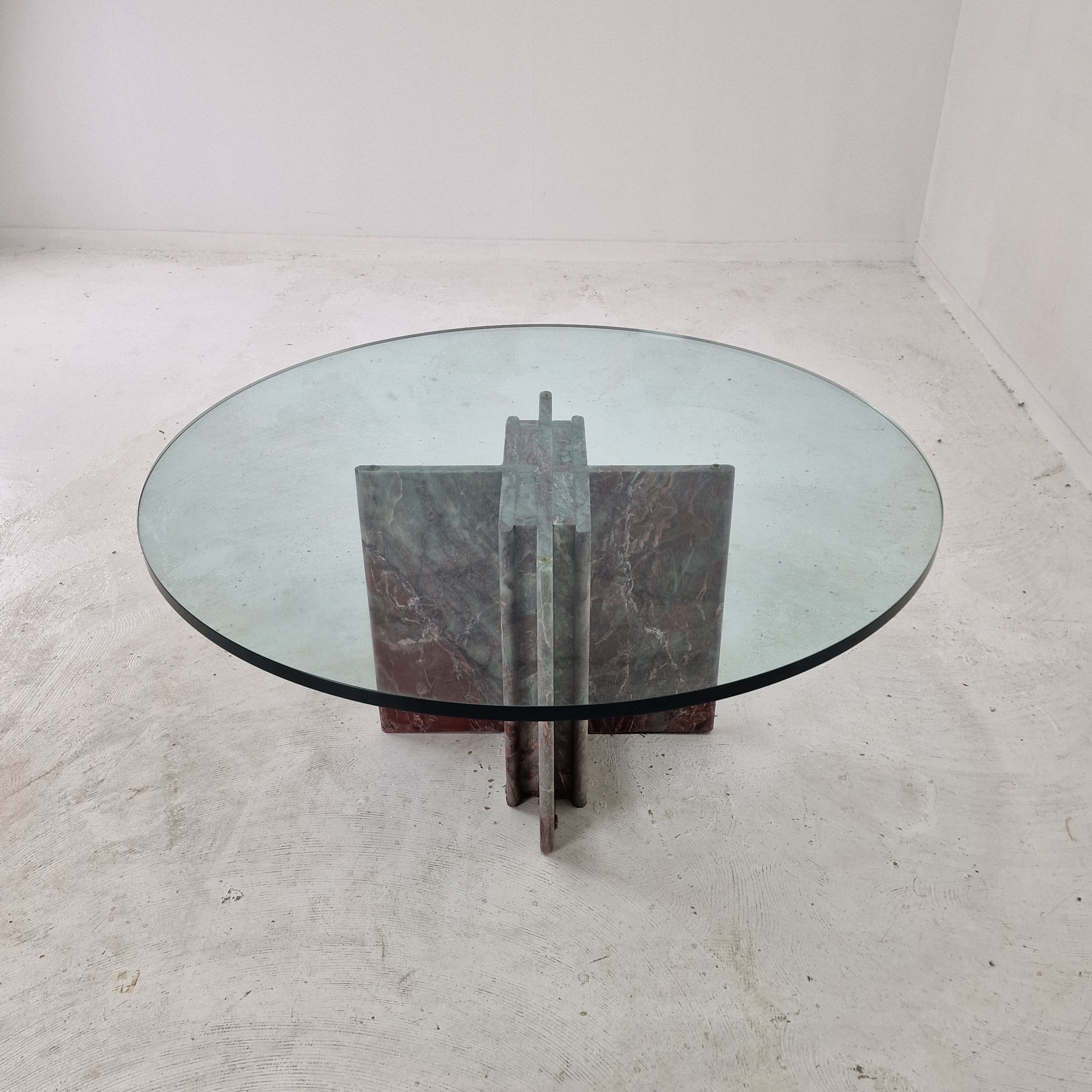 Italian Marble Coffee Table, 1980's
