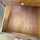 Art Deco desk in wood and walnut veneer.