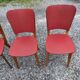 6 vintage oak chairs from the 1960s
