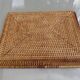 Tray with handles rattan