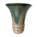 Art Deco flamed stoneware vase