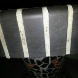 Table low pedestal 1950/70 in tiled concrete