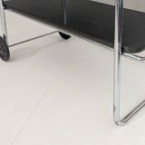 Bauhaus Tubular Steel Serving Cart by Robert Slezák, 1930s