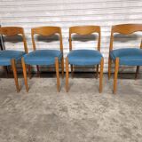 Vintage Scandinavian teak chairs 1960
