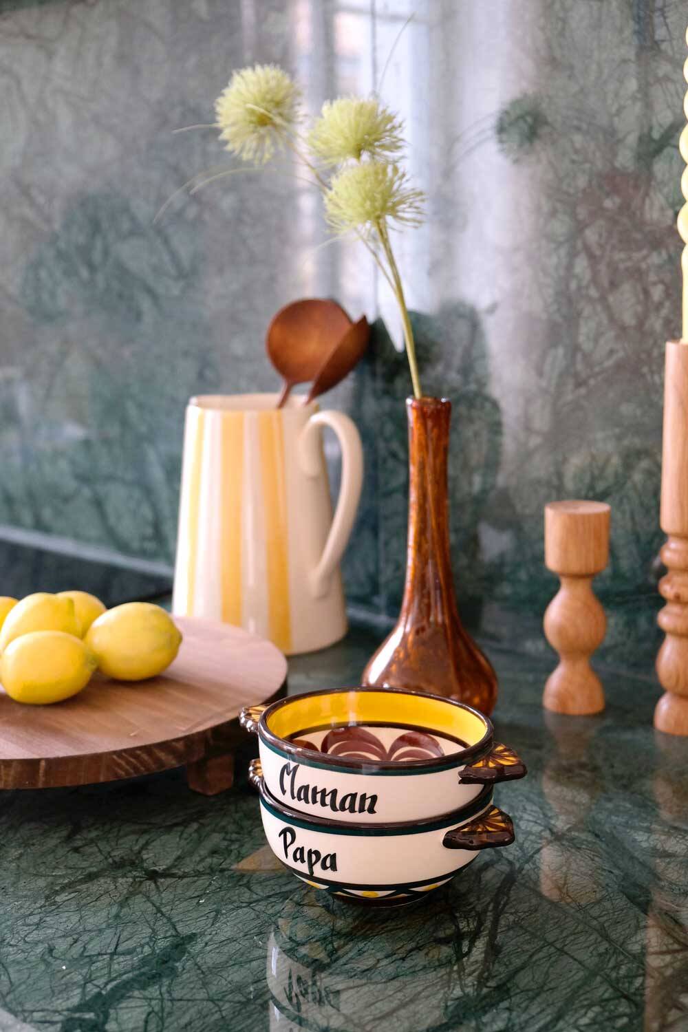 Candle holder - oak soliflore IRIS