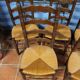 Lot de 5 chaises de salle à manger picarde
