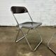 Italian Plia folding chairs brown by Giancarlo Piretti for Castelli