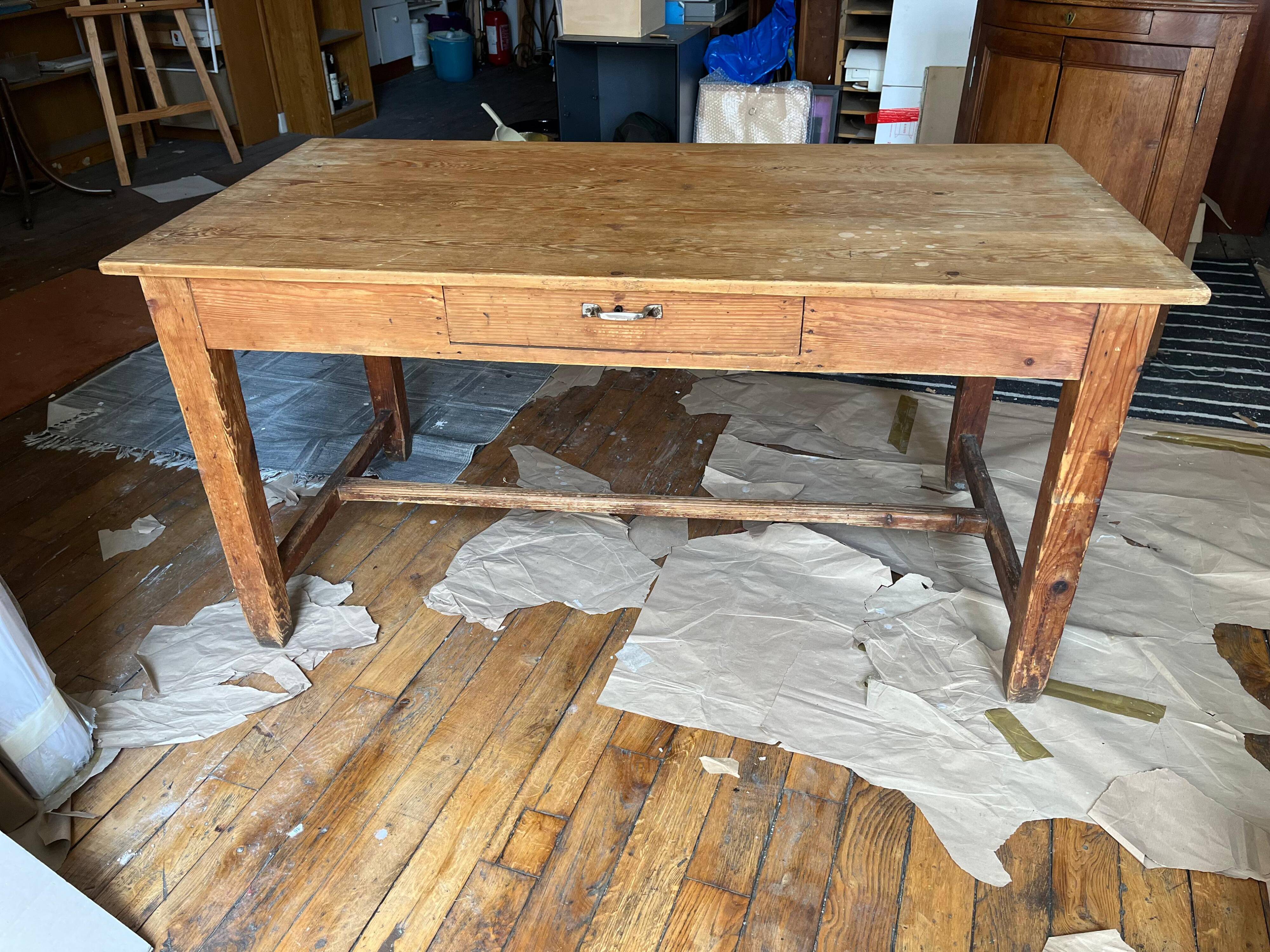 wooden kitchen table