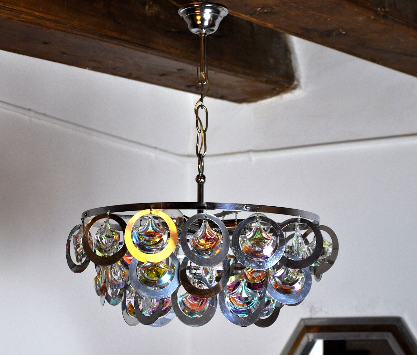 Chandelier, Murano glass, Italy 1970