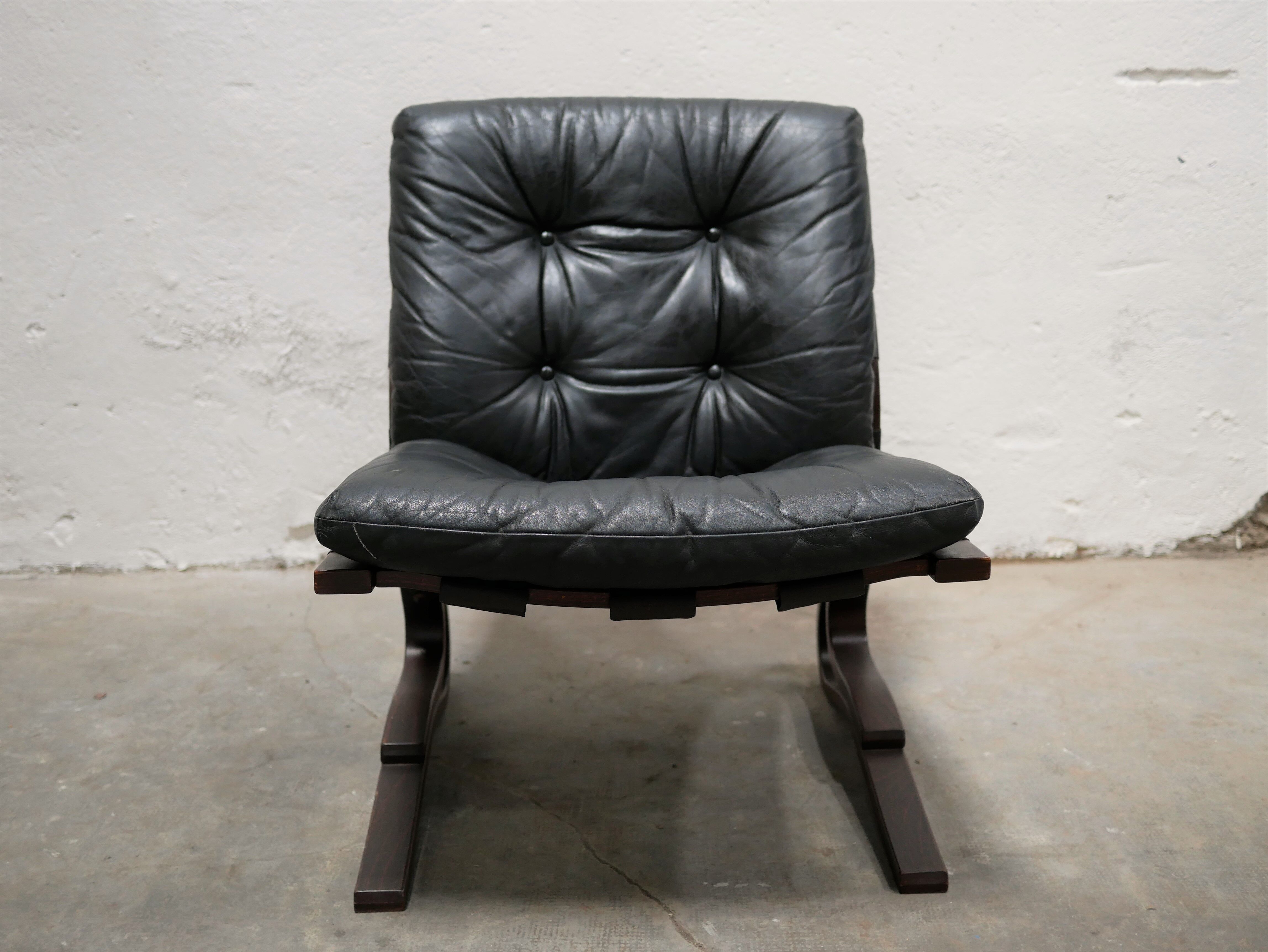 Scandinavian armchair by E. and N. Solheim for Rybo Rykken editions