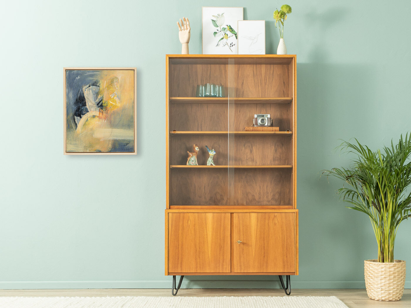 Abstract composition, oil on canvas, 54 x 64 cm