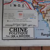 China's Ancient School Map 52 - Vidal Lablache