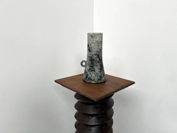 Jacques Blin, grand vase évasé