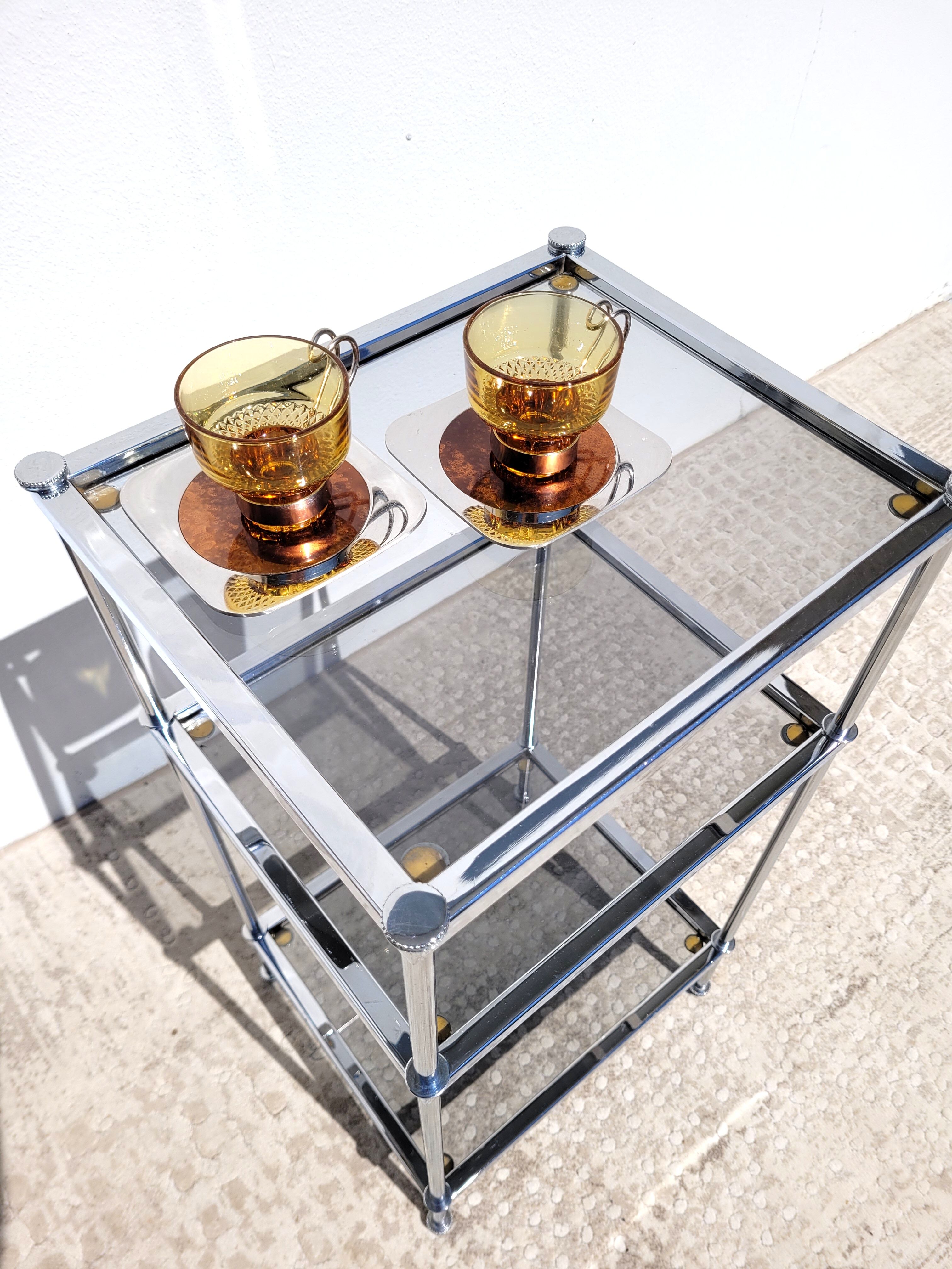 Console harness shelf chrome