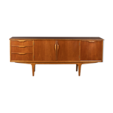 Retro teak 1960s jentique sideboard with folded handles