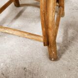 Children's armchair in chestnut basketry