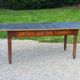 Farmhouse table, late 19th/early 20th century, 6 drawers, slate top 2