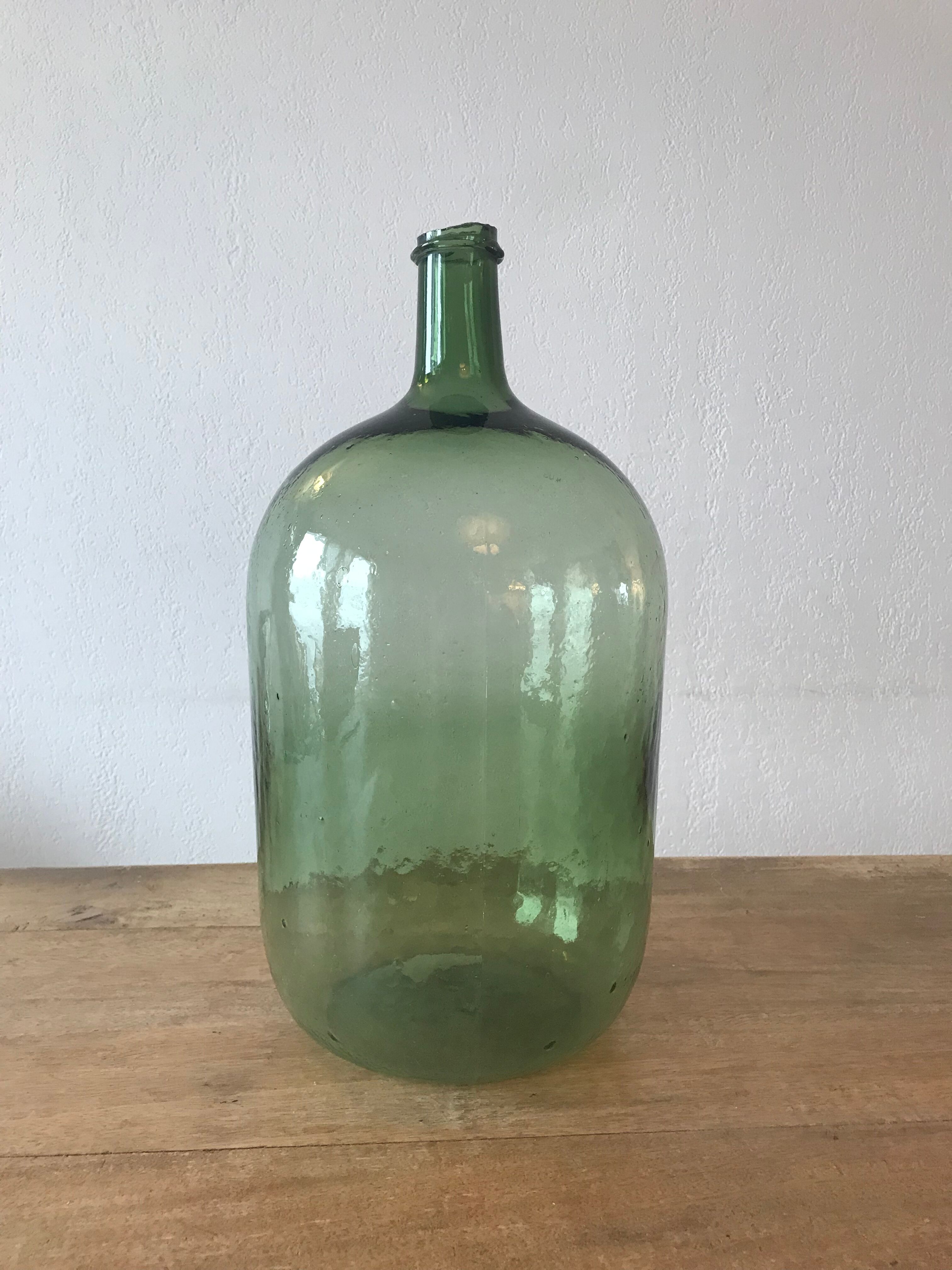 Large old demijohn