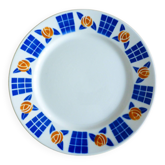 Assiette plate, Badonviller