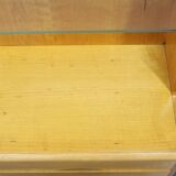 1960s Chest of Drawers with Glass Shelf ,Czechoslovakia